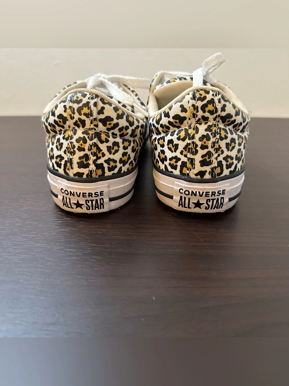 Converse All Star Street Low Top Leopard Print Lace-Up Sneakers US 8 EU 39 - Picture 8 of 16